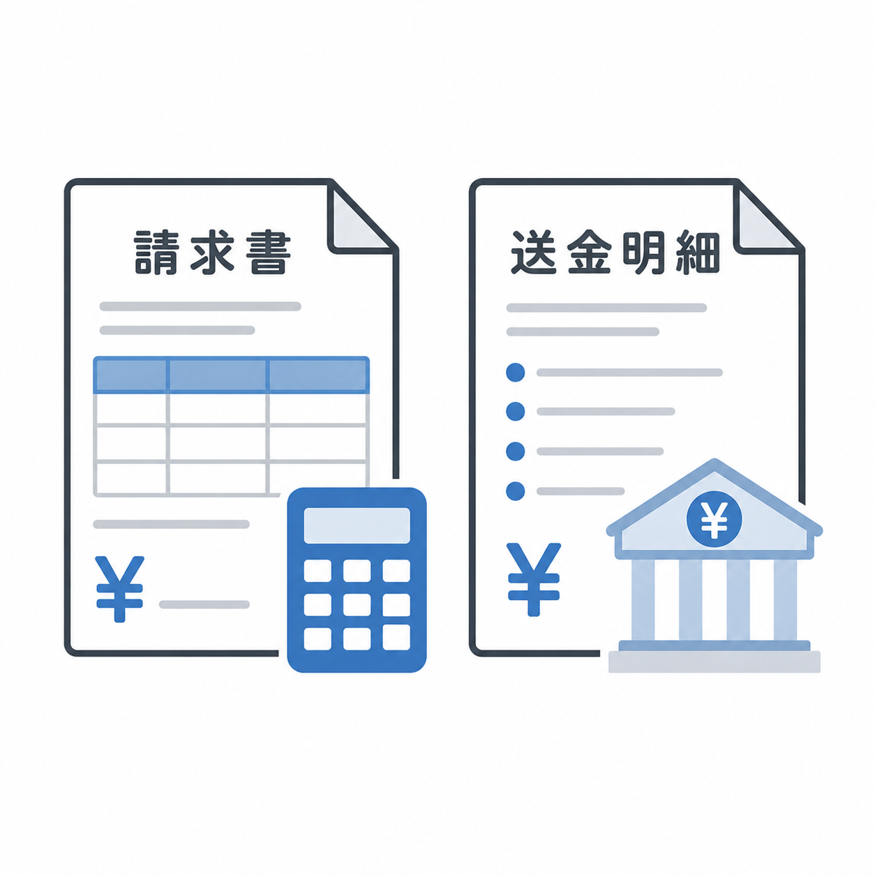 請求書・送金明細作成